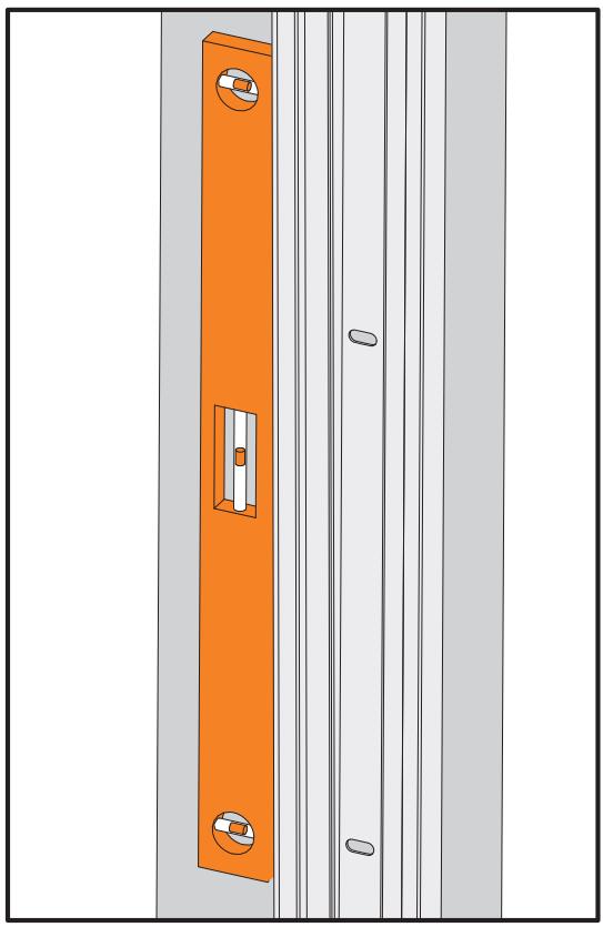 FLEXIDOOR ESSENTIEL - Positionner la cornière (32). - 7