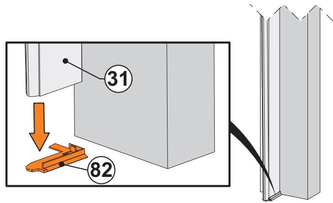 FLEXIDOOR ESSENTIEL - Fixation de la deuxième cornière (31) - 3