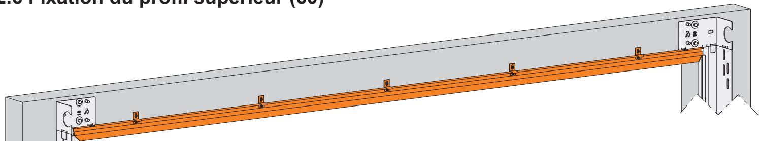 FLEXIDOOR ESSENTIEL - Fixation du profil supérieur (60) - 1