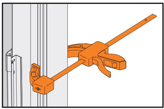 FLEXIDOOR ESSENTIEL - Positionner la cornière (32). - 6