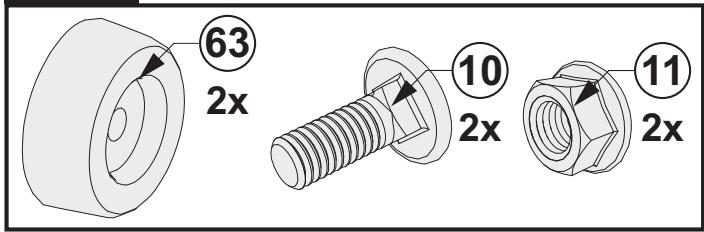 FLEXIDOOR ESSENTIEL - Fixation des boutons d'arrêté dans les rails horizontally - 2