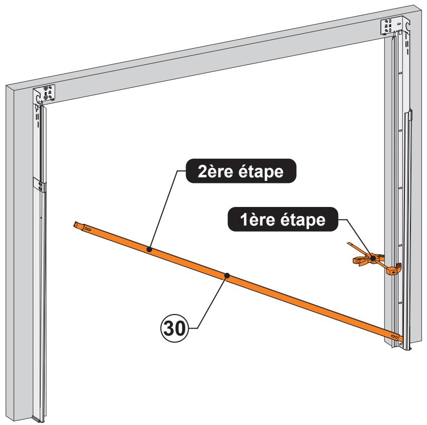 FLEXIDOOR ESSENTIEL - Fixation de la deuxième cornière (31) - 5