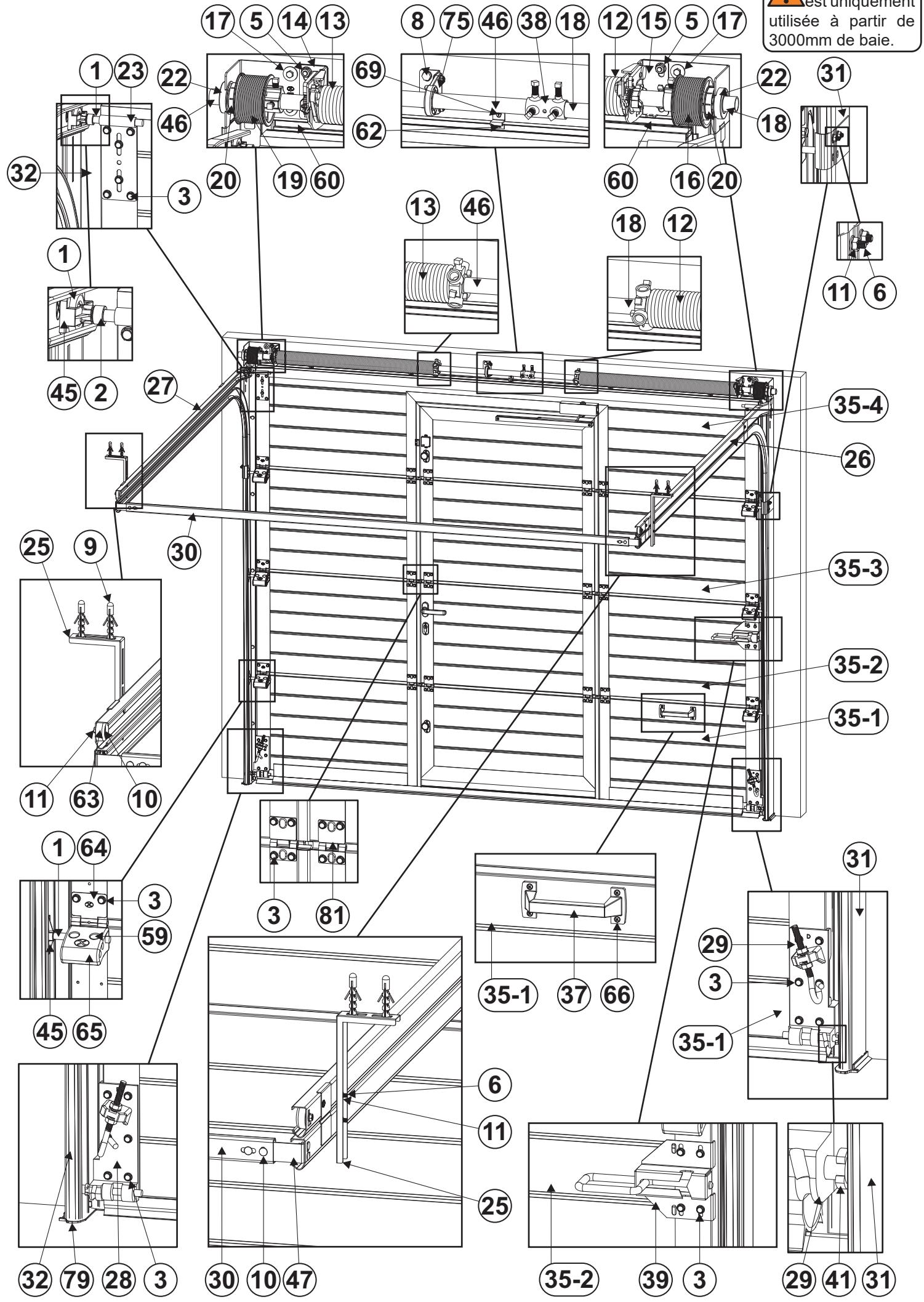 FLEXIDOOR ESSENTIEL - Vue générale de la porte - 1