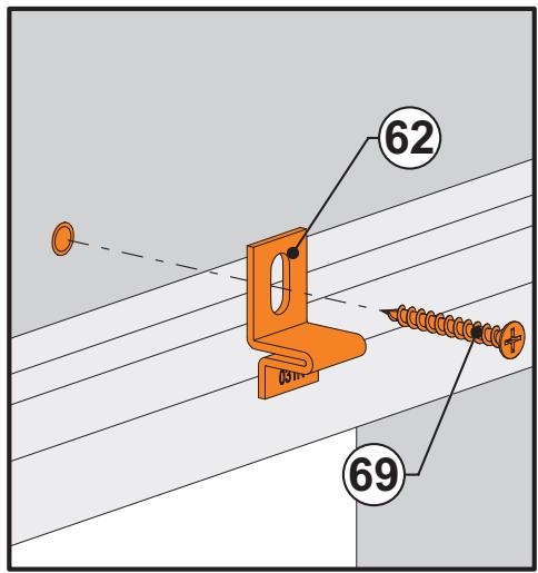 FLEXIDOOR PORTE GARAGE SECT.MOTO - Fixation du profil supérieur (60) - 8