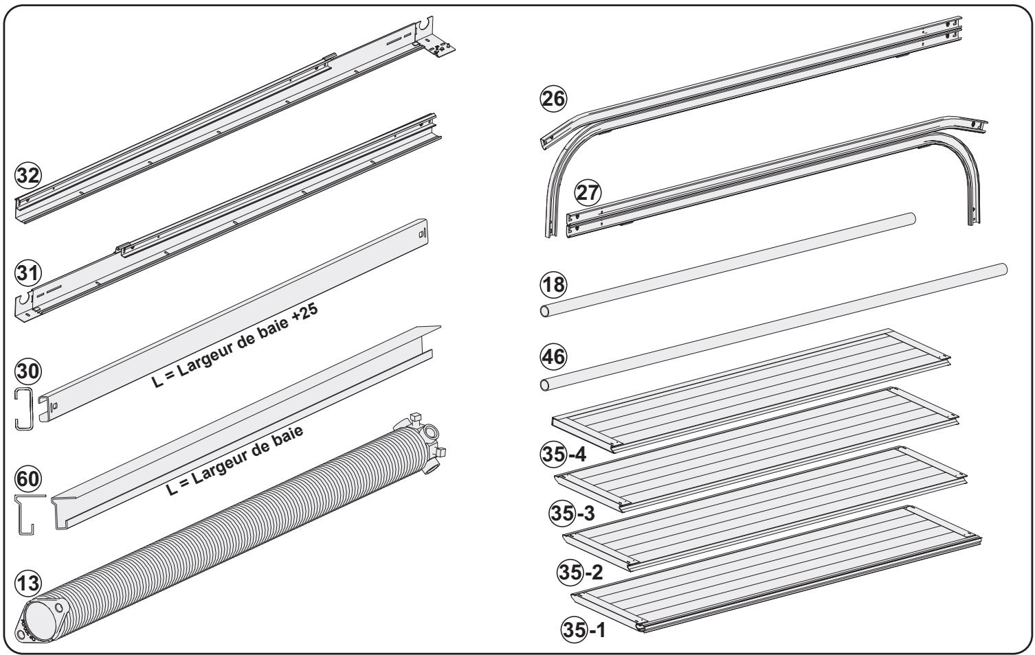 FLEXIDOOR PORTE GARAGE SECT.MOTO - Outils nécessaires pour l'installation - 4