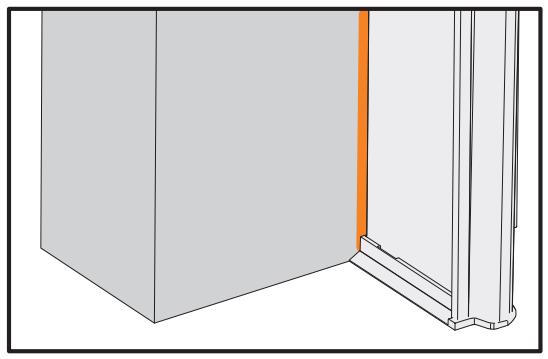 FLEXIDOOR PORTE GARAGE SECT.MOTO - Positionner la cornière (32). - 5