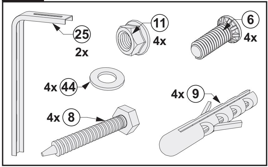 FLEXIDOOR PORTE GARAGE SECT.MOTO - Fixation des rails au plafond - 4