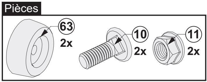 FLEXIDOOR PORTE GARAGE SECT.MOTO - Fixation des boutons d'arrêté dans les rails horizontally - 2