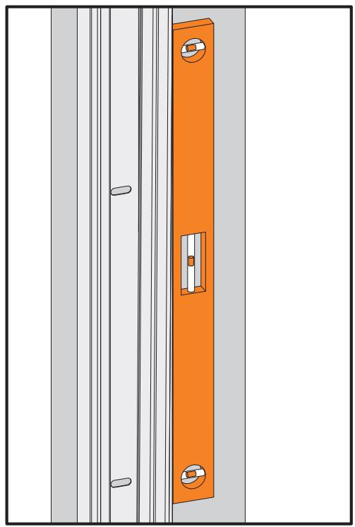 FLEXIDOOR PORTE GARAGE SECT.MOTO - Fixation du rail de liaison. - 6