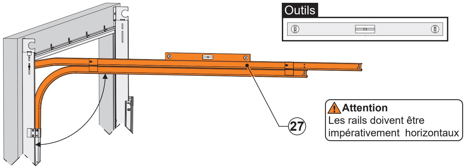 FLEXIDOOR BAIE MAXIMALE - Vérifier l'horizontalité du rail. - 1