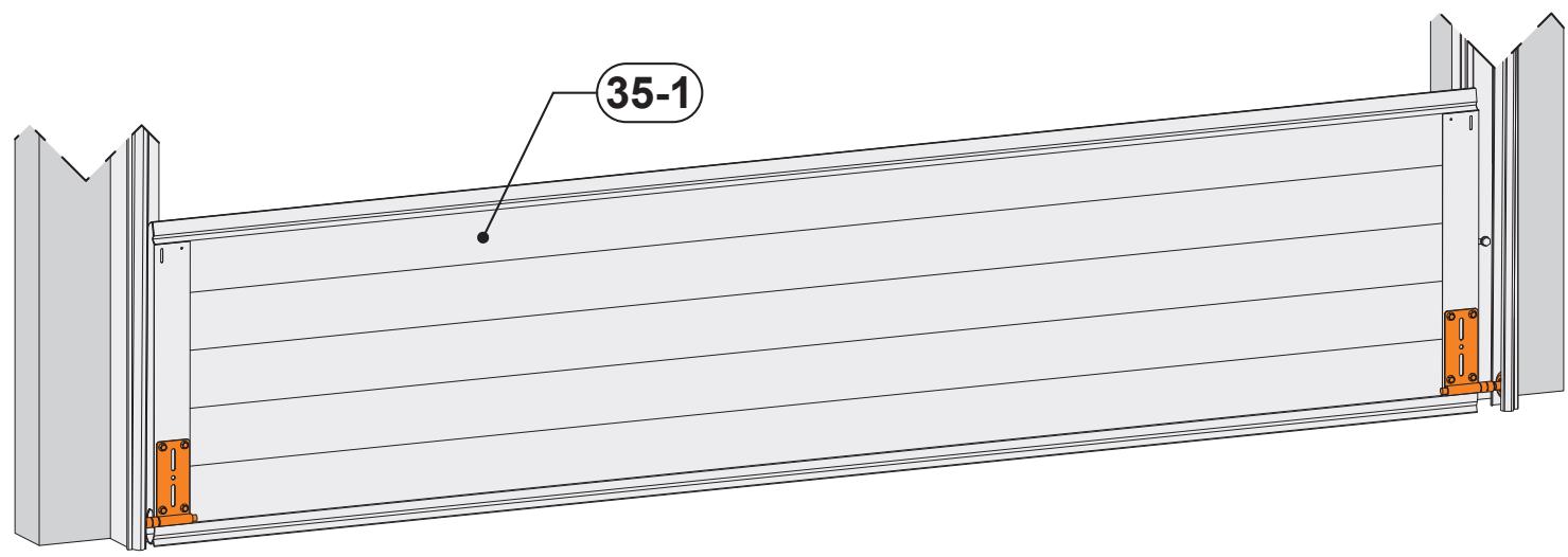 FLEXIDOOR BAIE MAXIMALE - Monter les galets. - 7