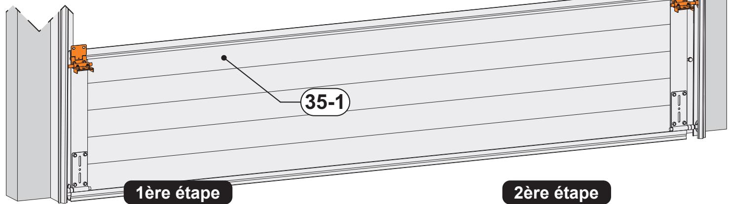 FLEXIDOOR BAIE MAXIMALE - Monter les galets. - 13
