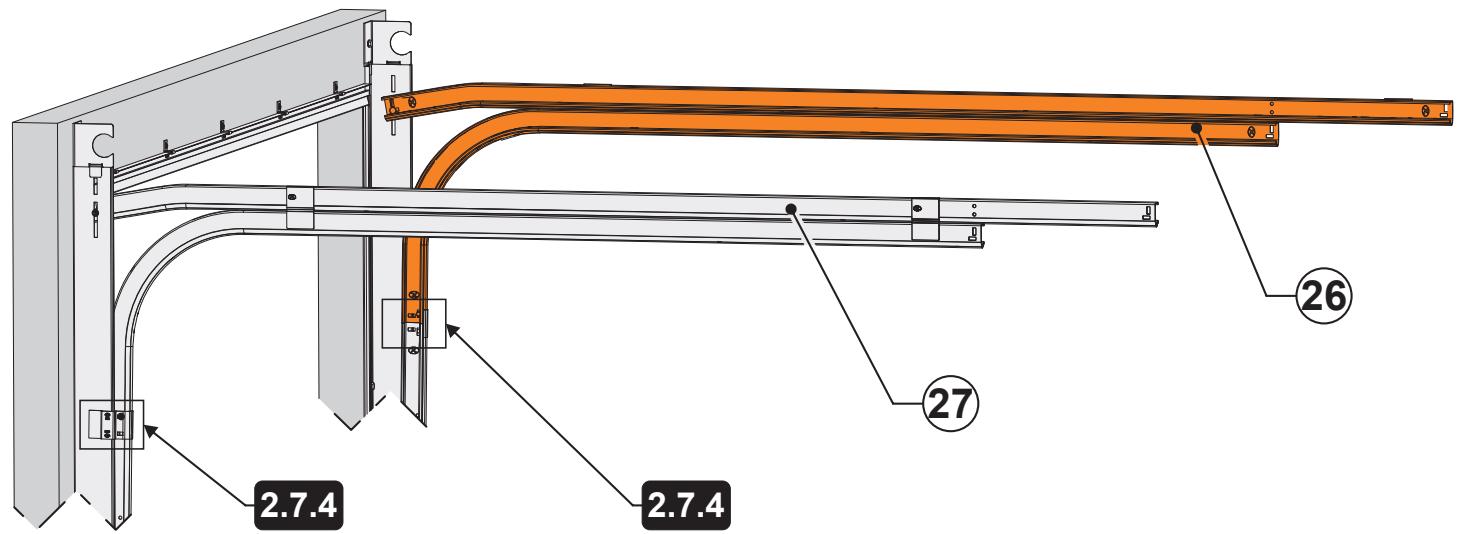 FLEXIDOOR BAIE MAXIMALE - Répéter les étapes 2.6.1 à 2.6.2 pour fixer la deuxième cornière. - 3