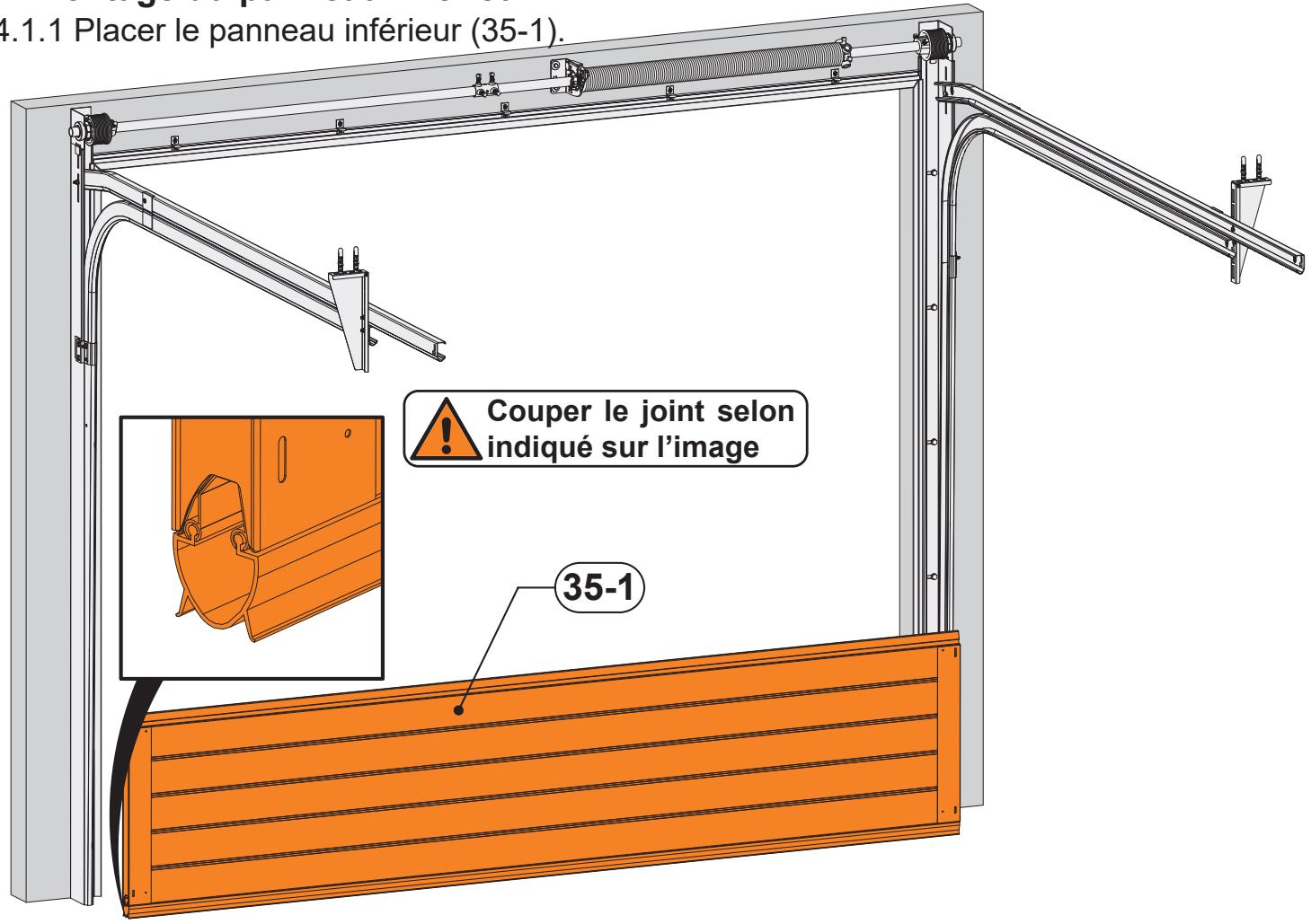 FLEXIDOOR BAIE MAXIMALE - Montage du panneau inférieur - 1