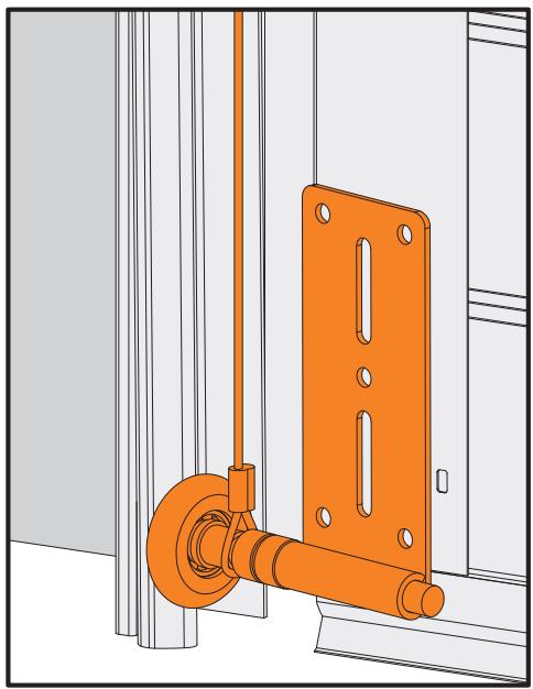 FLEXIDOOR BAIE MAXIMALE - Monter les galets. - 8