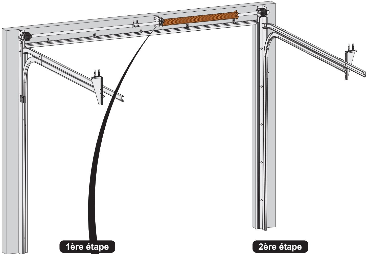 FLEXIDOOR BAIE MAXIMALE - Positionner le ressort. - 1