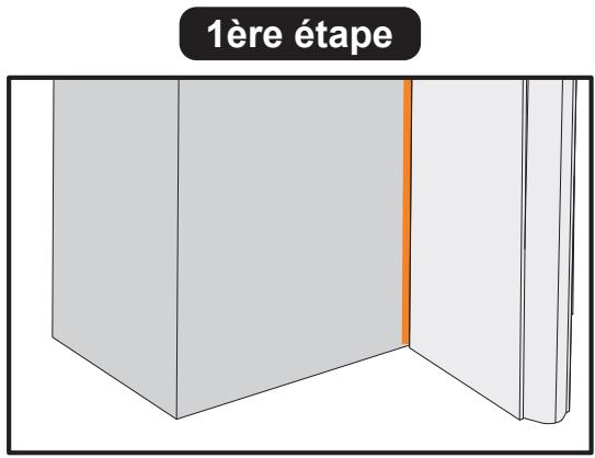 FLEXIDOOR BAIE MAXIMALE - Positionner la cornière (32). - 2