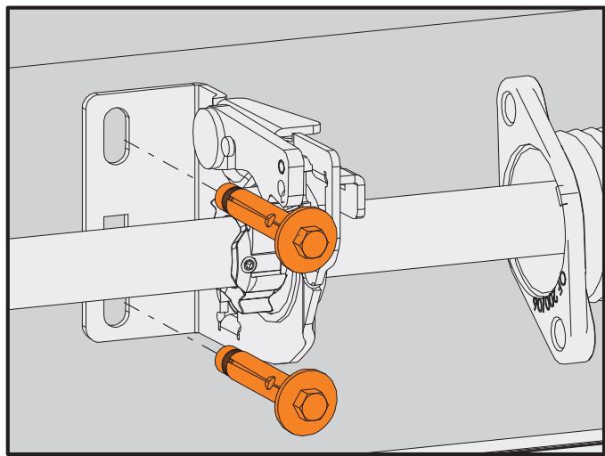 FLEXIDOOR BAIE MAXIMALE - Fixation de l'arbre au linteau - 5
