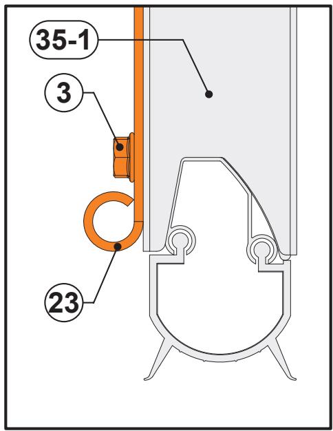 FLEXIDOOR BAIE MAXIMALE - Monter les galets. - 9