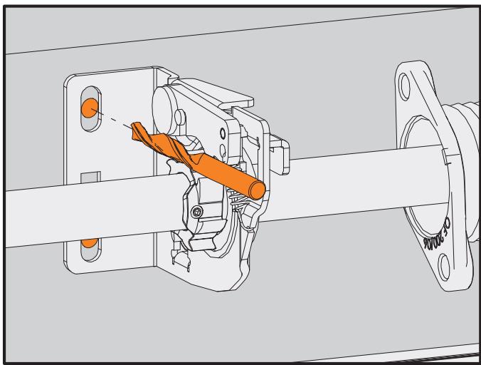 FLEXIDOOR BAIE MAXIMALE - Fixation de l'arbre au linteau - 4