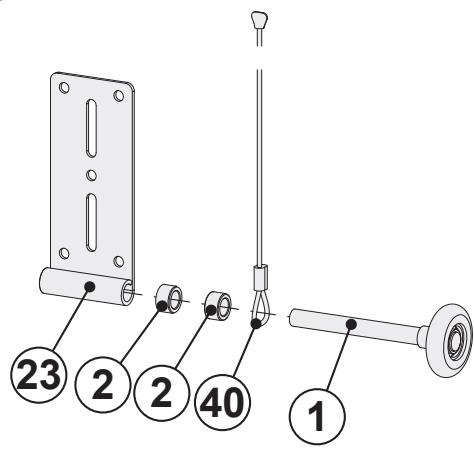 FLEXIDOOR BAIE MAXIMALE - Monter les galets. - 3
