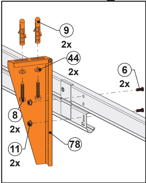 FLEXIDOOR BAIE MAXIMALE - Fixation des rails au plafond - 2