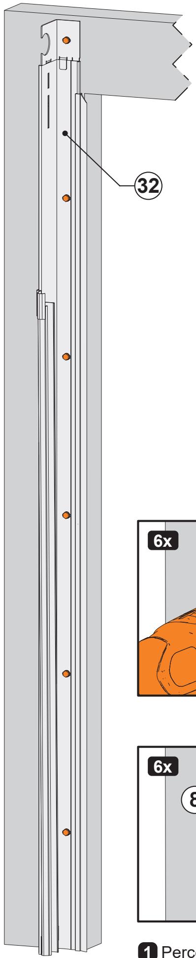 FLEXIDOOR BAIE MAXIMALE - Positionner la cornière (32). - 6