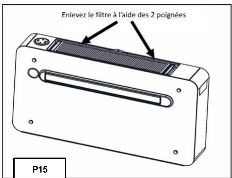 OPTIMEA OAC-270-SDIN - NETTOYAGE DU FILTRE - 2