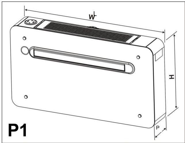 OPTIMEA OAC-270-SDIN - Caracteristiques techniques (P1, P2) - 1