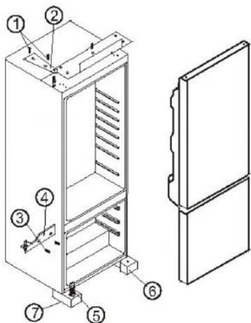 FRIONOR FI1774E - Inversion du sens d'ouverture des portes - 2