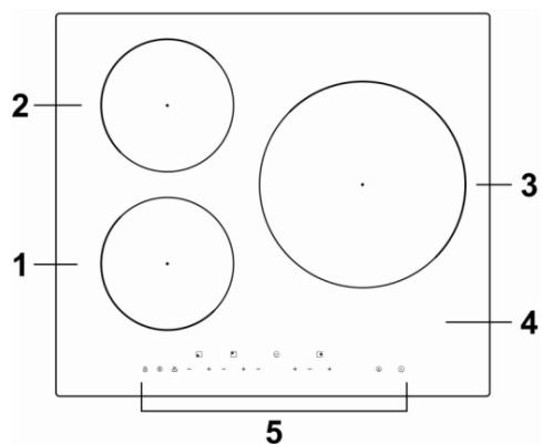 CANDY CIS633DTT/1 - Vue de dessus - 1