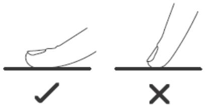 CANDY CIS633DTT/1 - Utilisation des commandes tactiles - 1