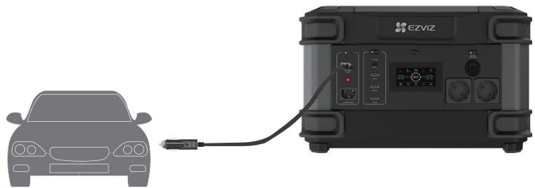 EZVIZ PS1300 - Rechargement par allume-cigare - 1