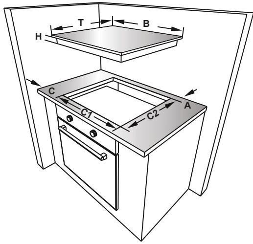 FRIONOR PI63 - INSTALLATION DE LA TABLE DE CUISSON - 1