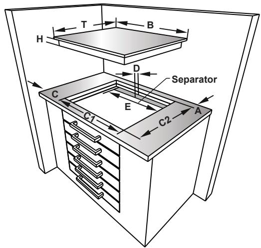 FRIONOR PI63 - INSTALLATION OF THE HOB - 3