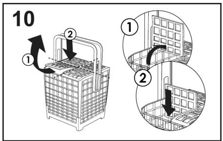 ROSIERES RS 5B2F1PA-47 - PANIER à couverts (uniquement sur certains modèles) - 1
