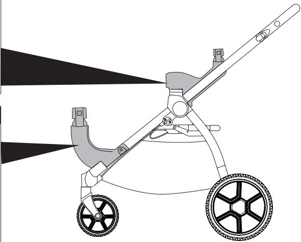 PEG PEREGO Double adapters Ypsi/Z4 - double adapters ypsi - 3