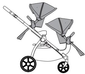 PEG PEREGO Double adapters Ypsi/Z4 - COMBINATION - 2