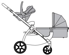 PEG PEREGO Double adapters Ypsi/Z4 - COMBINATION - 7