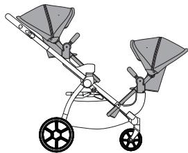 PEG PEREGO Double adapters Ypsi/Z4 - COMBINATION - 4