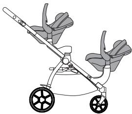 PEG PEREGO Double adapters Ypsi/Z4 - COMBINATION - 9