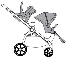 PEG PEREGO Double adapters Ypsi/Z4 - COMBINATION - 8