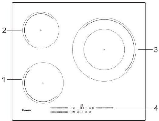 CANDY CI633MCBB - Top View - 1