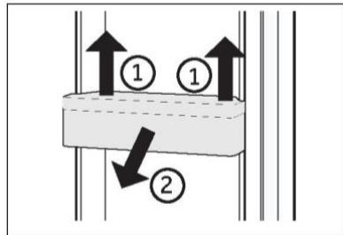 CANDY CFQQ5T817EPS - Balconnets de porte amovibles/Porte-bouteille - 1