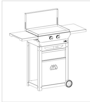 LEMARQUIER 260 DUO PLOE260D - Dimensions de I'appareil PLOE260D (en cm) - 1