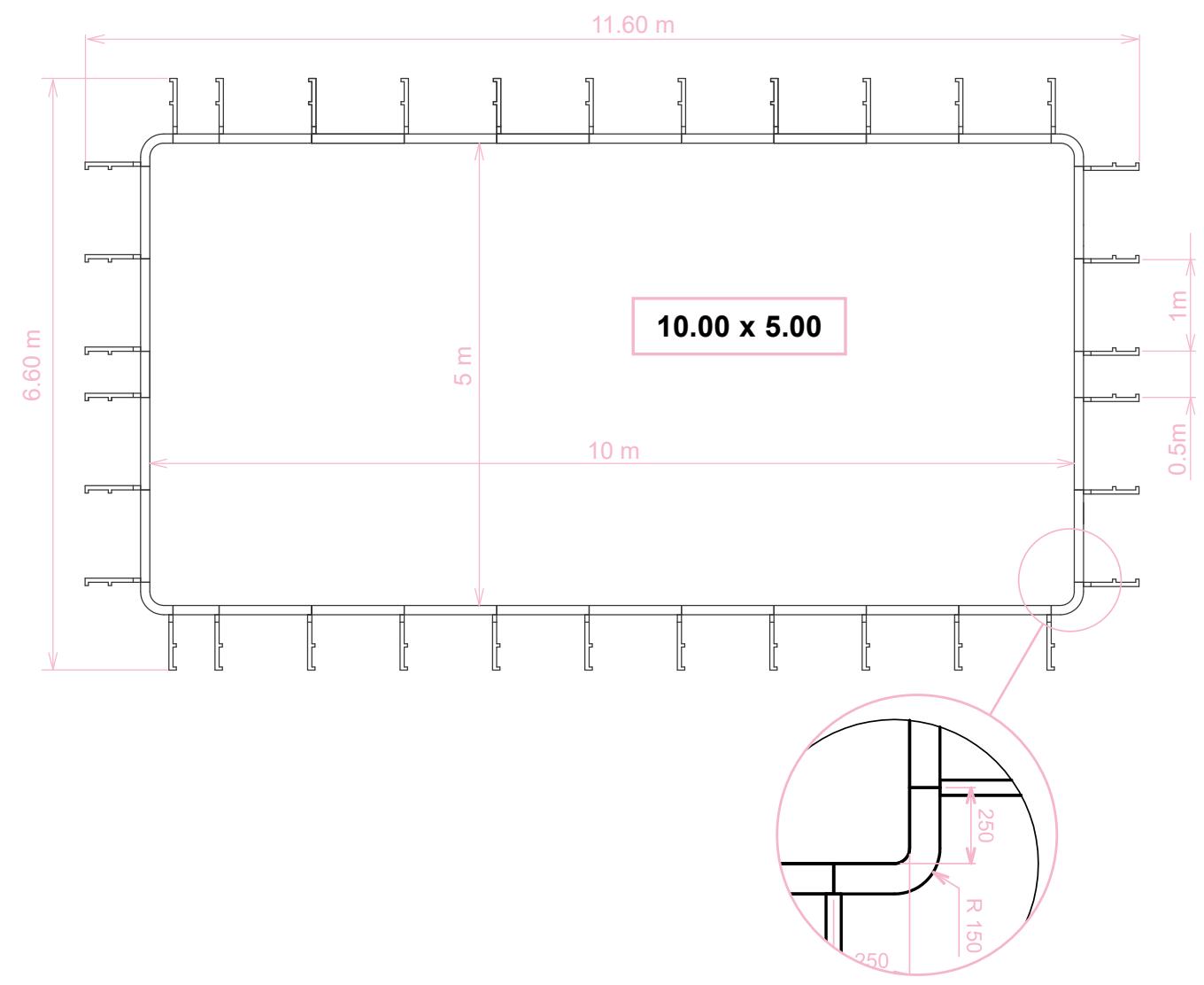 BWT PARADIS BLEU - Rectangular pool configuration - 6