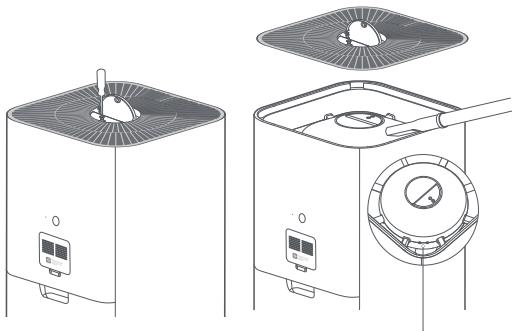 Xiaomi Smart Air Purifier 4 Pro - Limpieza de las aspas del ventilador y del conductor de aire - 1