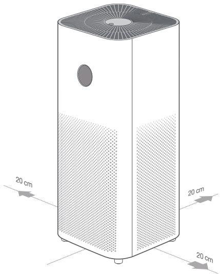 Xiaomi Smart Air Purifier 4 Pro - Menghubungkan ke outlet listrik - 1