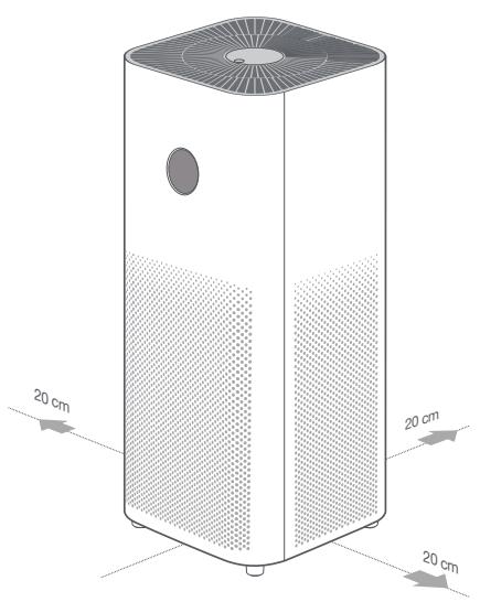 Xiaomi Smart Air Purifier 4 Pro - Aufstellen des Luftreinigers - 1