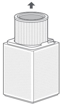 Xiaomi Smart Air Purifier 4 Lite - Entfernen Sie denalten Filter - 1